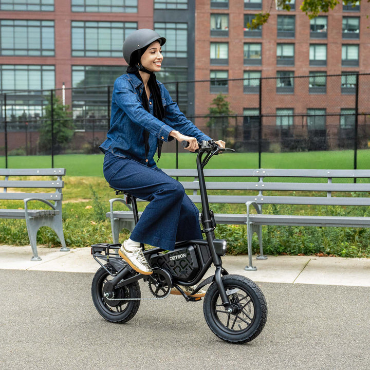 Jetson Bolt Pro Max Electric Folding Bike,14 Inch Wheels, 15.5 MPH Speed (Used)