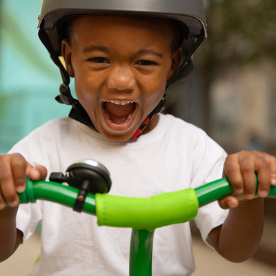 Jetson CoComelon Light-Up Trike with Front and Rear Baskets, Seatbelt and Bell - VMInnovations