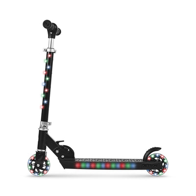 Jetson Jupiter Kick Scooter with LED Lights & Height Handlebar, Black (Open Box) - VMInnovations