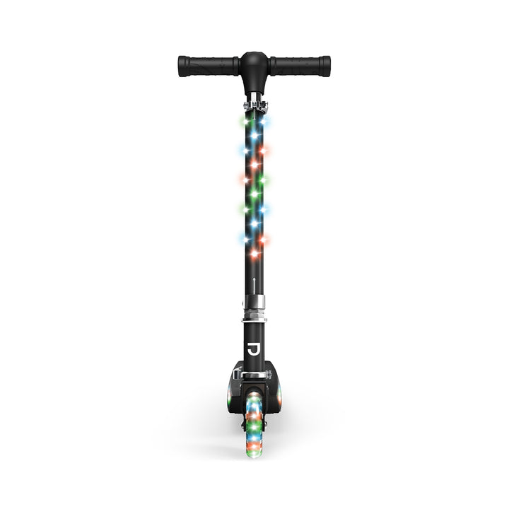 Jetson Jupiter Kick Scooter with LED Lights & Height Handlebar, Black (Open Box)