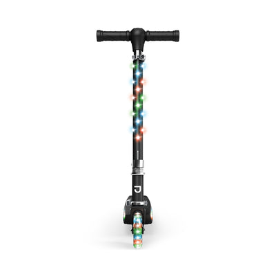 Jetson Jupiter Kick Scooter with LED Lights & Height Handlebar, Black (Open Box) - VMInnovations