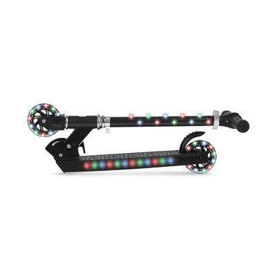 Jetson Jupiter Kick Scooter with LED Lights & Height Handlebar, Black (Open Box) - VMInnovations