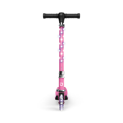 Jetson Kick Scooter w/LED Lights & Height Adjustable Handlebar, Pink (Open Box) - VMInnovations