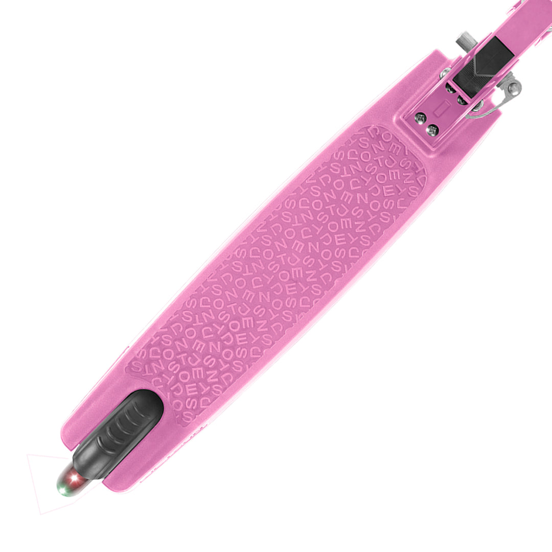 Jetson Kick Scooter w/LED Lights & Height Adjustable Handlebar, Pink (Open Box)