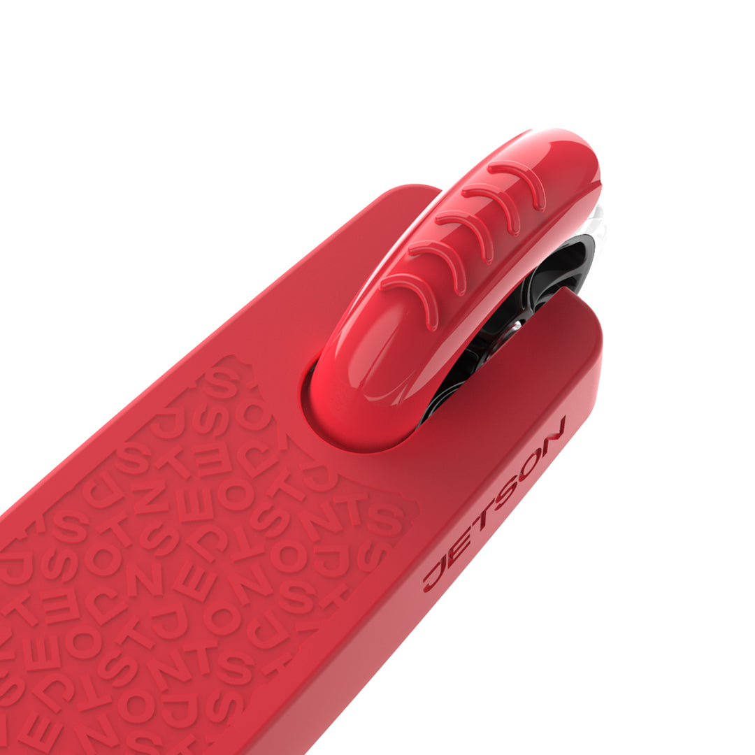 Jetson 2 Wheel Light Up Scooter Adjustable Kick Ride On Toy, Red (Open Box) - VMInnovations