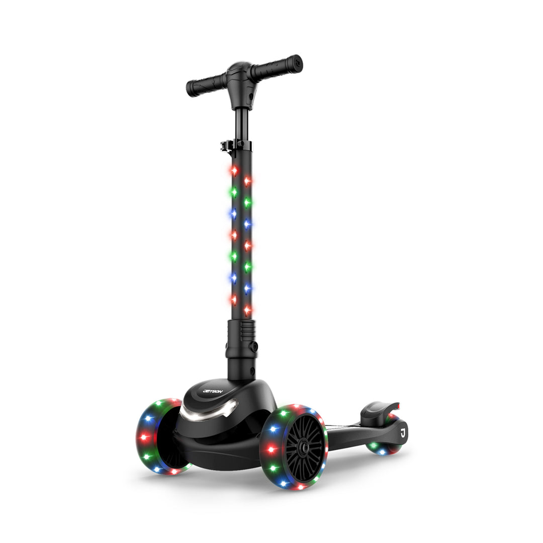 Jetson Kids Mini 3 Wheel Light Up Scooter Adjustable Kick Ride On Toy (Open Box)