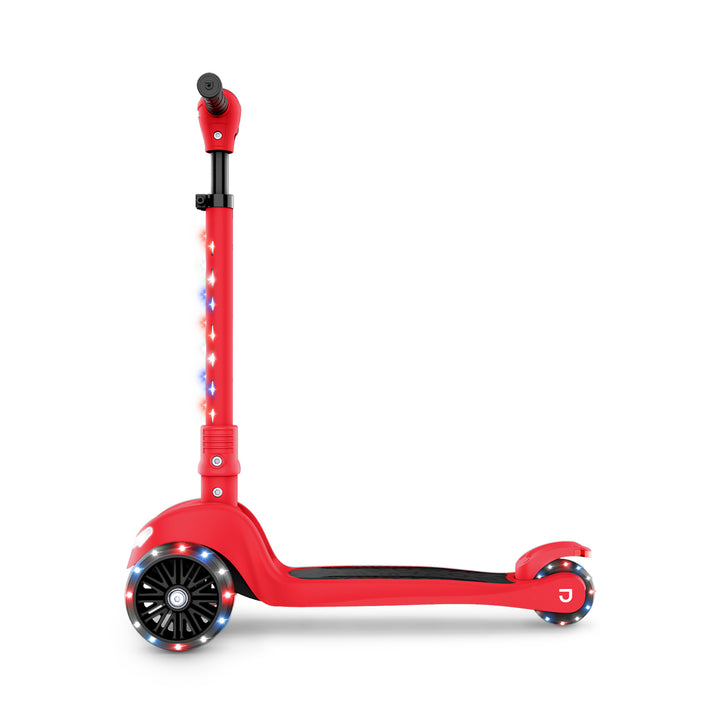 Jetson Jupiter Mini 3 Wheel Light-Up Kick Scooter with Handlebar, Red (Open Box)