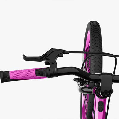 Jetson Light Rider 20 Inch LED Kids Bike with Hand Brakes and Kickstand, Pink