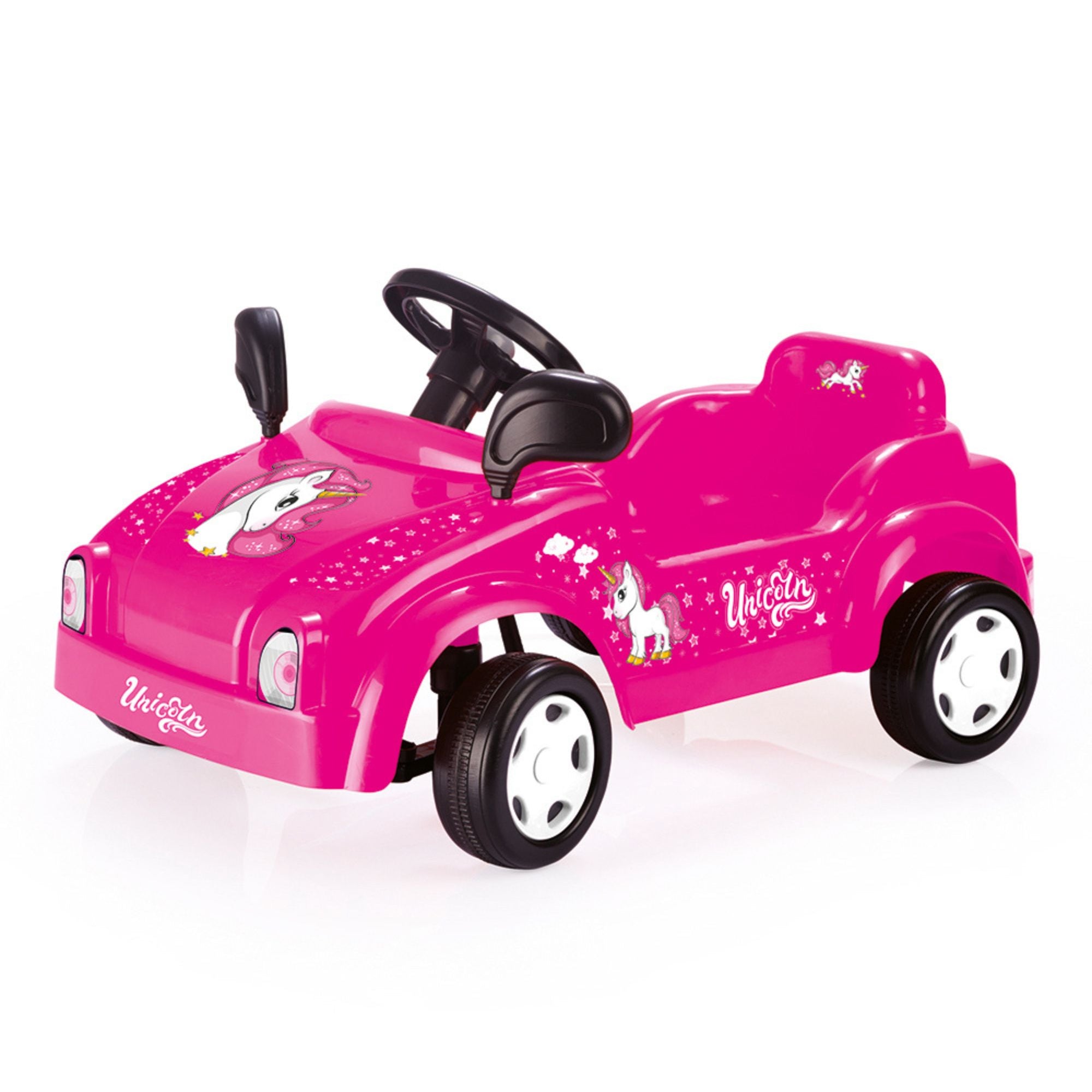 DOLU Pedal-Powered Unicorn Ride-On Car, Kids Toddler Toy Vehicle (Open Box) - VMInnovations