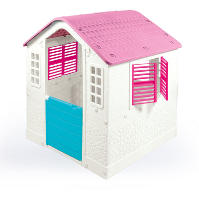 DOLU Pink Cottage Playhouse, Indoor/Outdoor Toy House Set (Used) - VMInnovations
