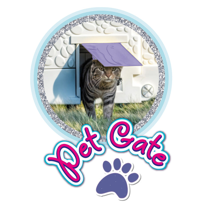 DOLU Pink Playhouse, Indoor/Outdoor Toy House Set for Kids Age 2+ (Open Box)