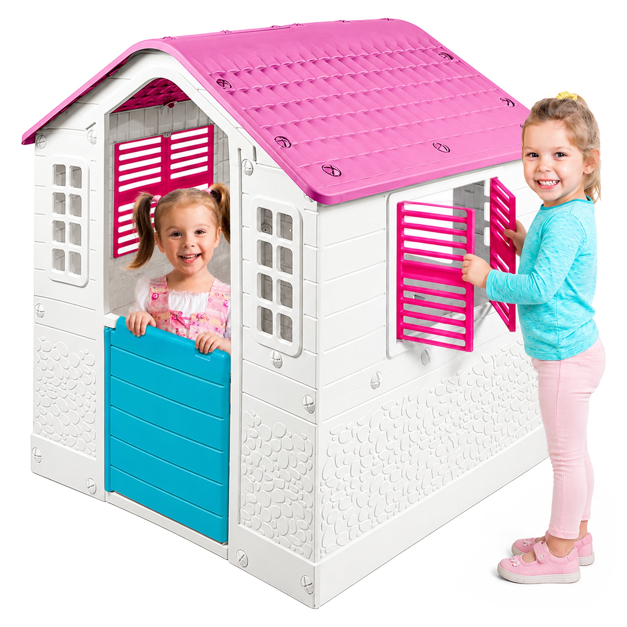 DOLU Cottage Playhouse, Indoor/Outdoor Toy House Set for Kids Age 2+ (For Parts) - VMInnovations
