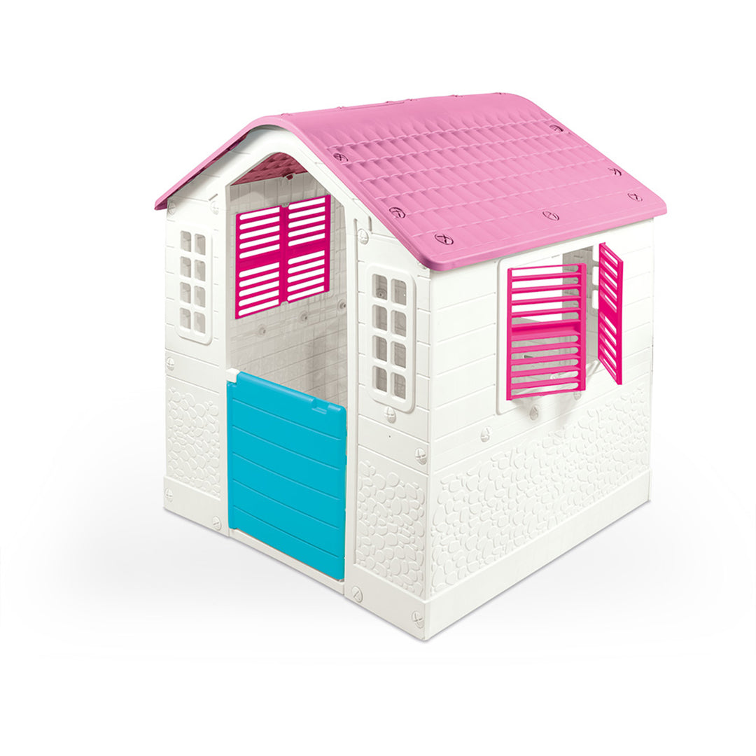 DOLU Pink Playhouse, Indoor/Outdoor Toy House Set for Kids Age 2+ (Open Box)