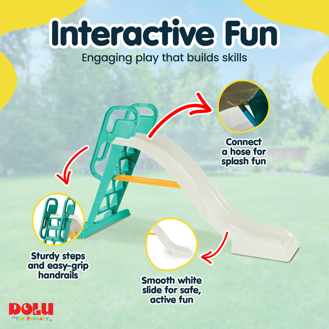 DOLU Big Splash Slide for Indoor or Outdoor Use with Water Connection (Open Box) - VMInnovations