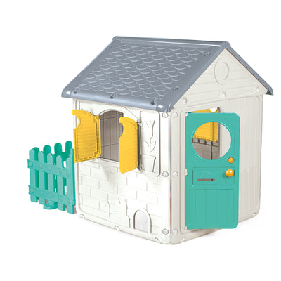 DOLU My First Playhouse with Fence, Durable, Easy-to-Assemble Playhouse (Used) - VMInnovations