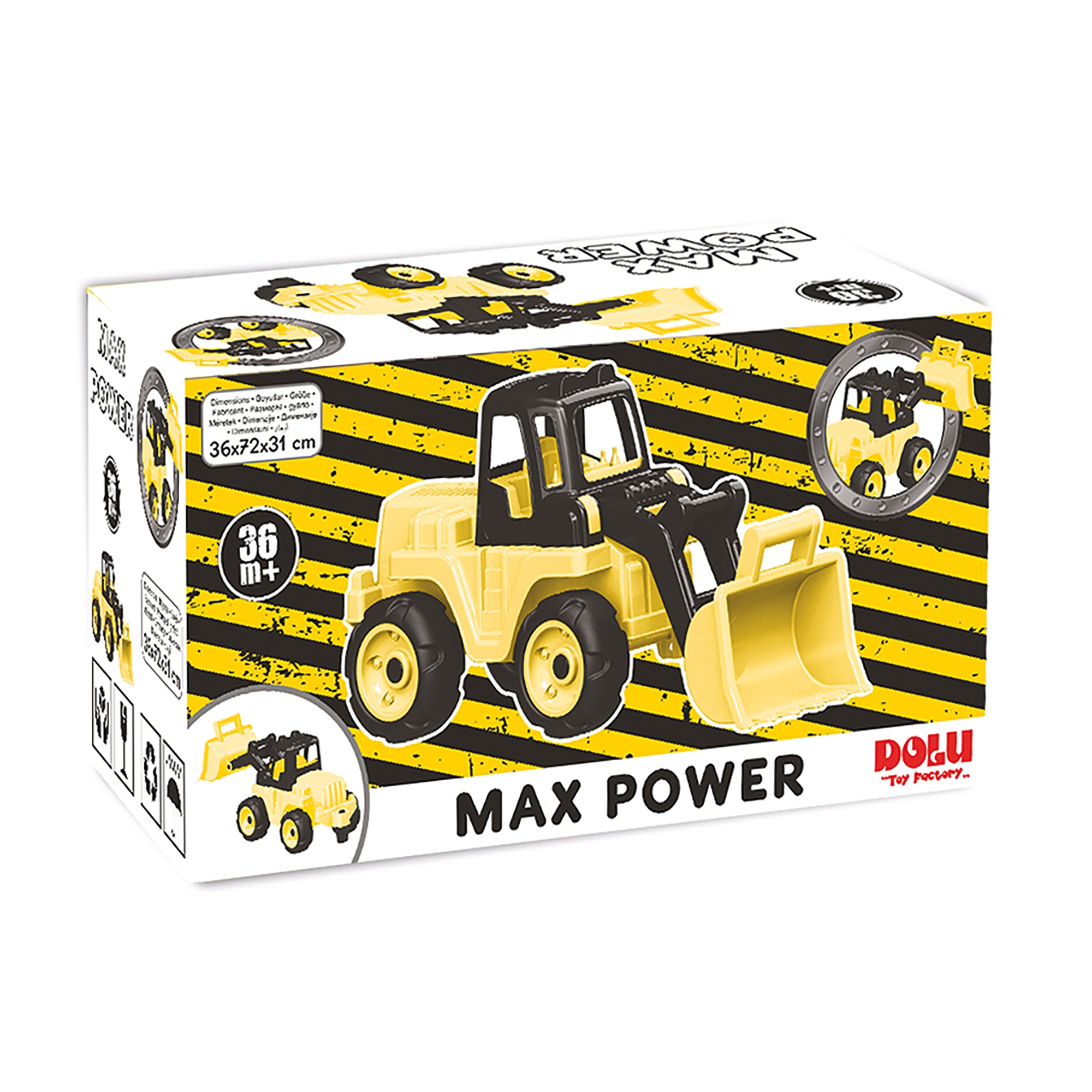 Dolu Excavator Super Loader Construction Toy Truck Vehicle, Ages 3+ (Open Box) - VMInnovations