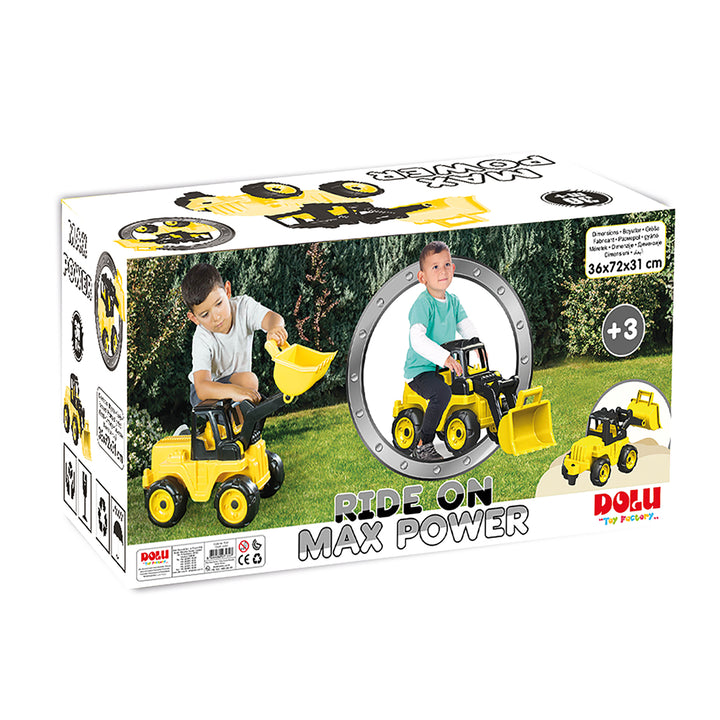 Dolu Excavator Super Loader Construction Toy Truck Vehicle, Kids Ages 3+, Yellow