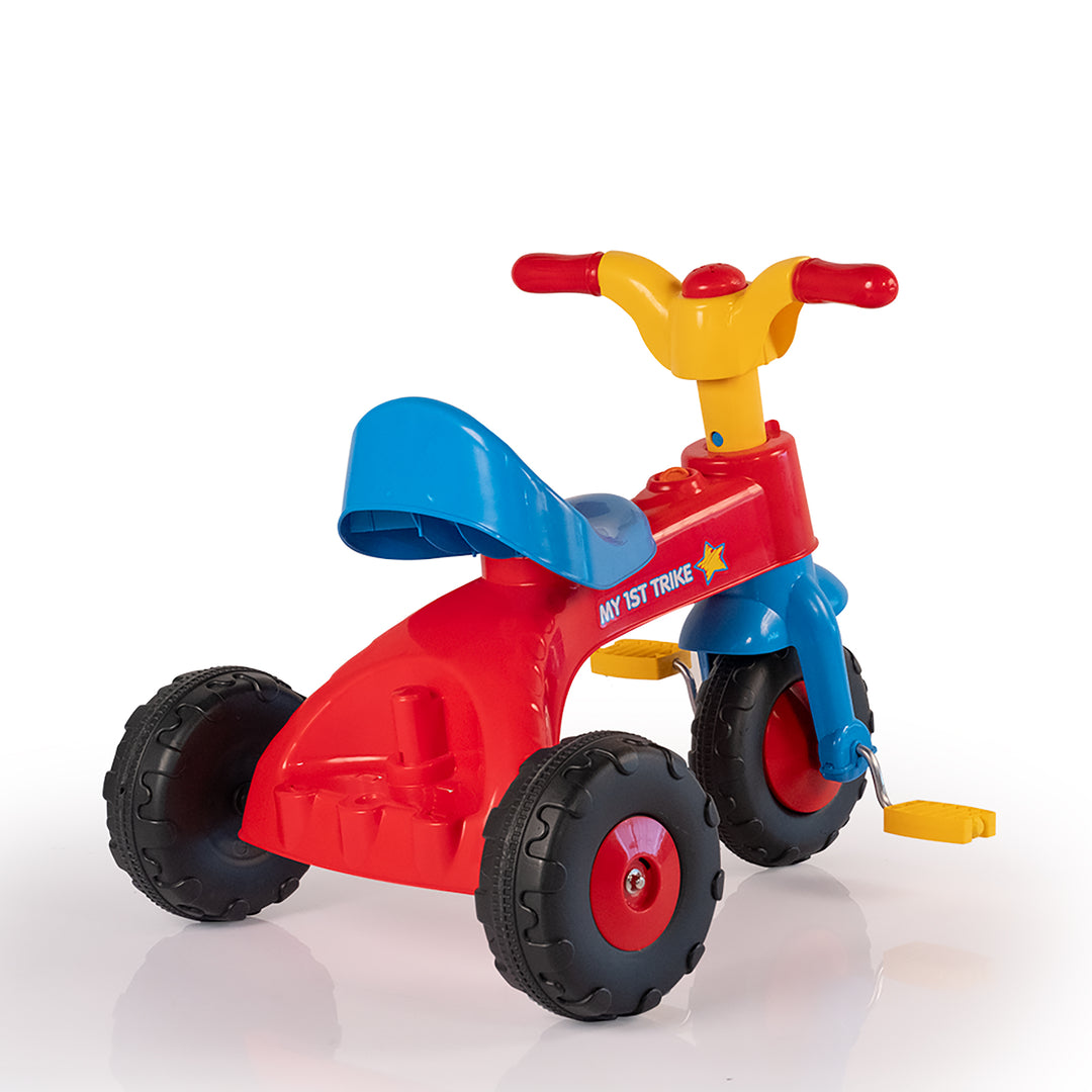 Dolu Trike for Toddlers, Tricycle for Kids Ages 2-5, Ride-On Toy with Horn, Red