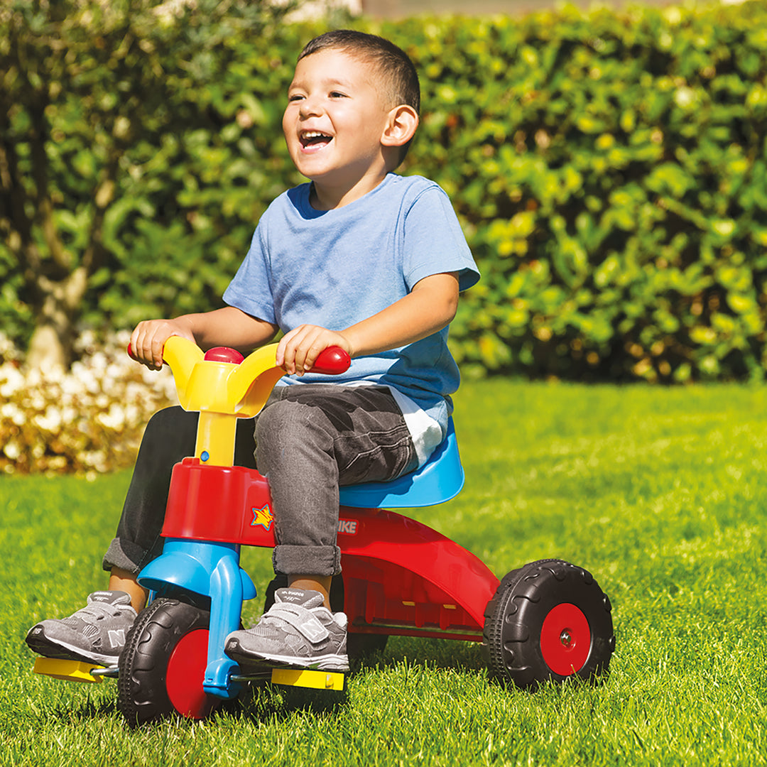 Dolu Trike for Toddlers, Tricycle for Kids Ages 2-5, Ride-On Toy with Horn, Red