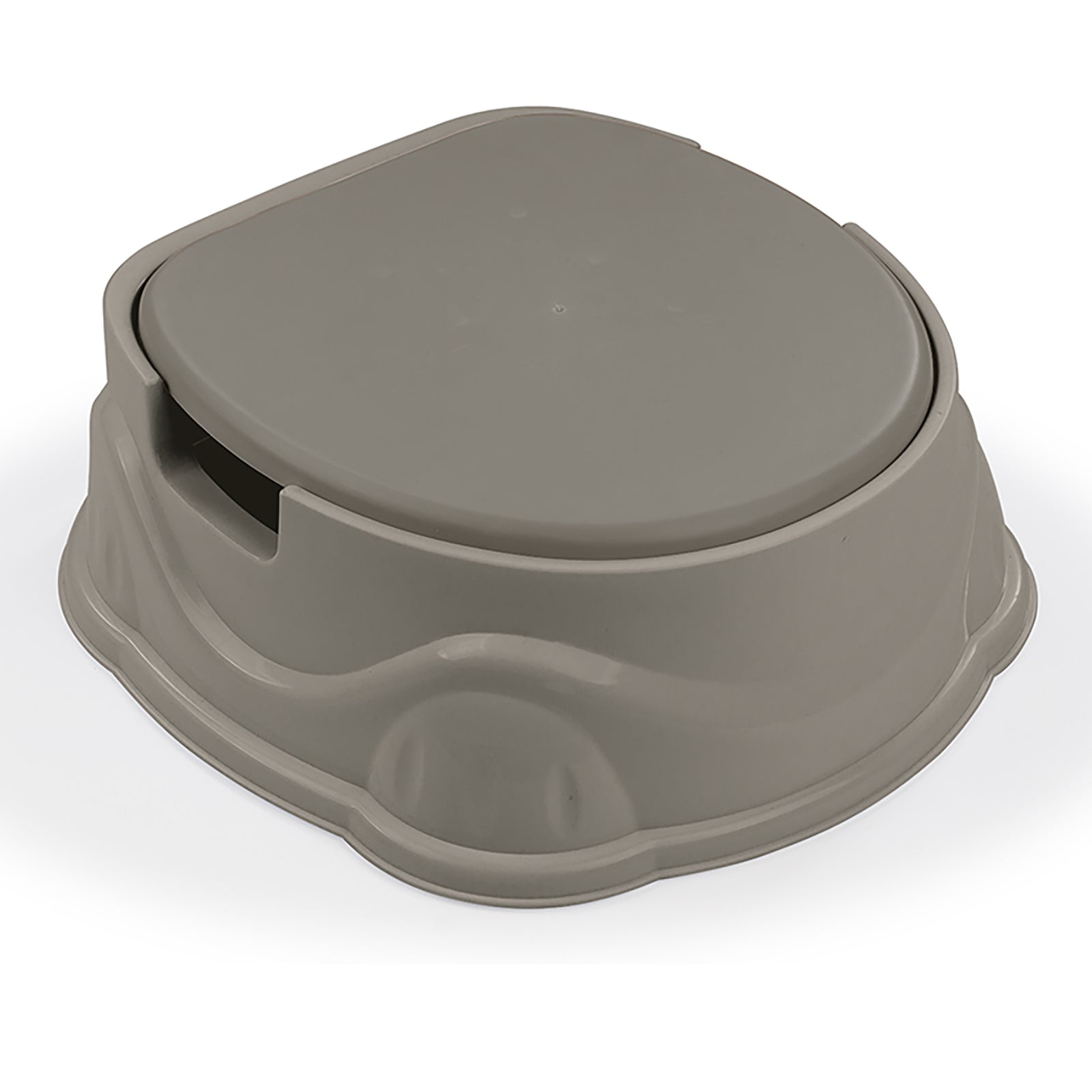 Dolu Nuve 3-in-1 Potty, Toilet Adapter, and Step Stool, Ergonomic Design, Grey - VMInnovations