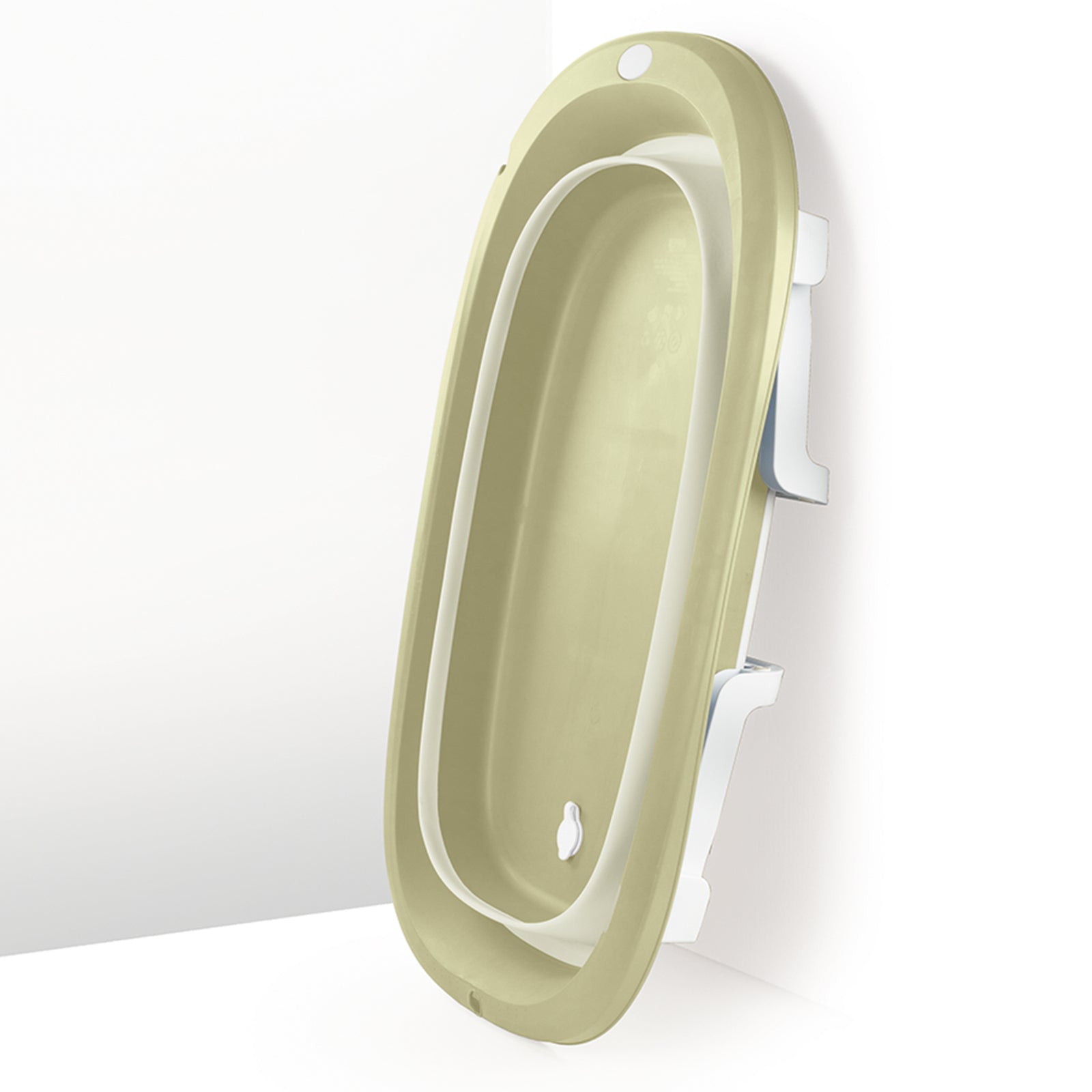 Dolu Nuve Foldable Baby Bathtub Collapsible Infant Bath Tub for Newborns, Green - VMInnovations