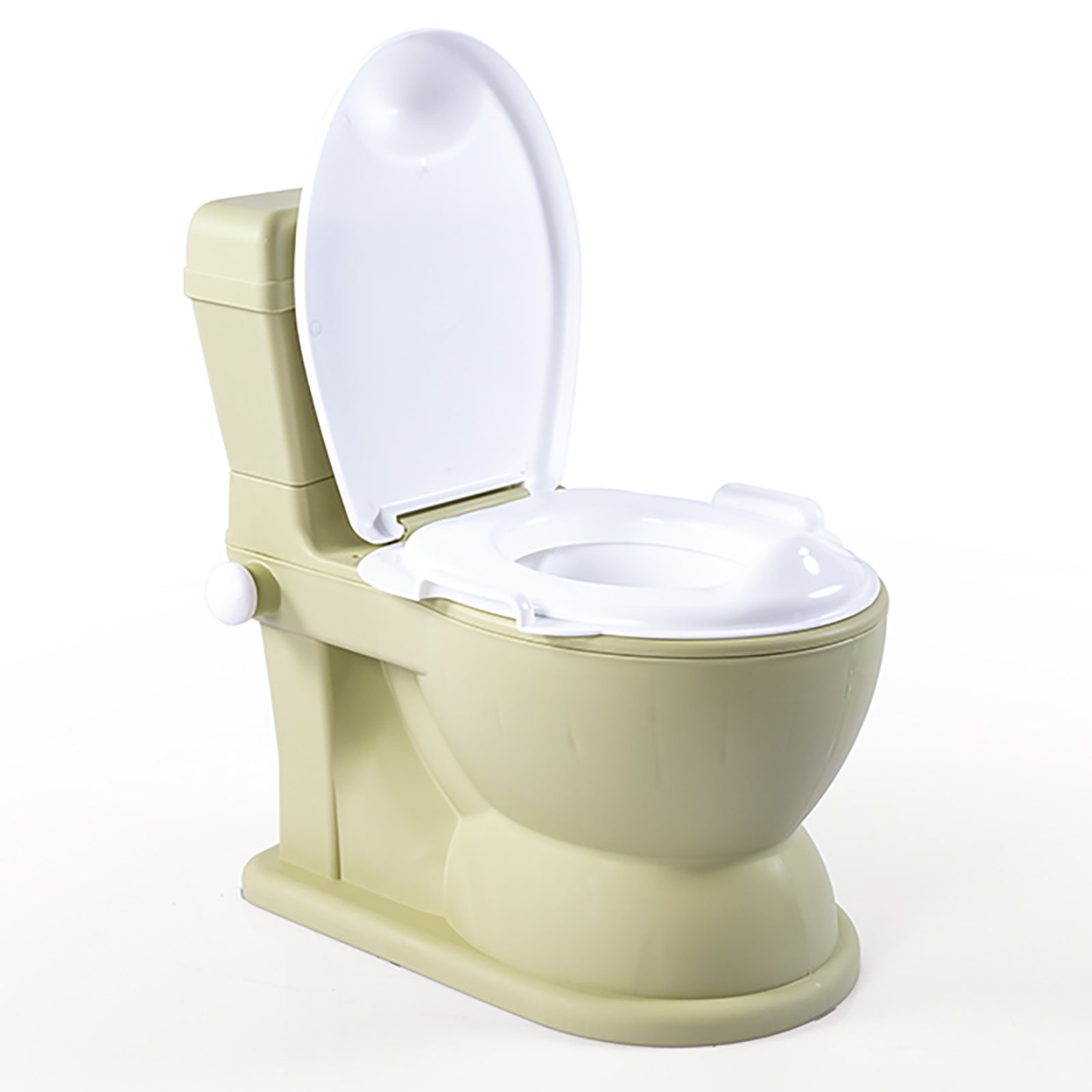 Dolu Nuve Educational XL Potty, Flip-Top Lid for Children 18 Months & Up, Green - VMInnovations