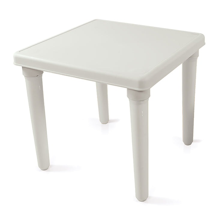 Dolu Kids Table & 2 Chairs Set, Toddler-Sized Plastic Play Furniture (Open Box)