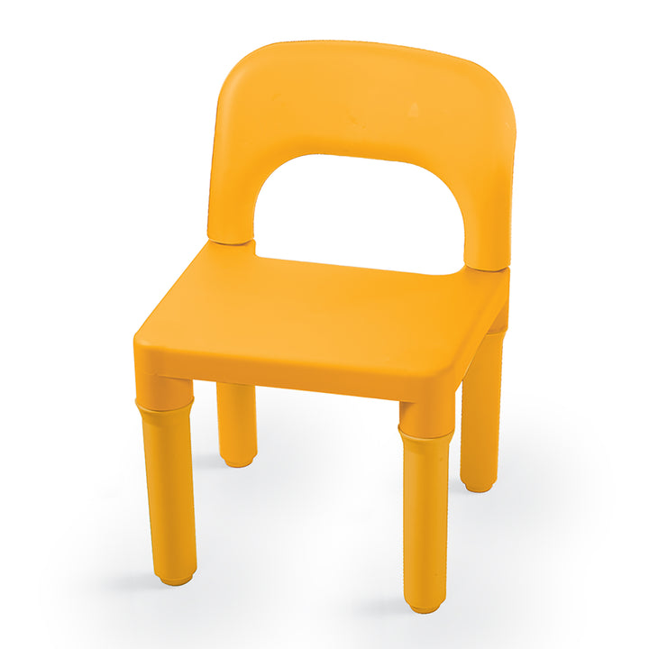 Dolu Kids Table & 2 Chairs Set, Toddler-Sized Plastic Play Furniture (Open Box)