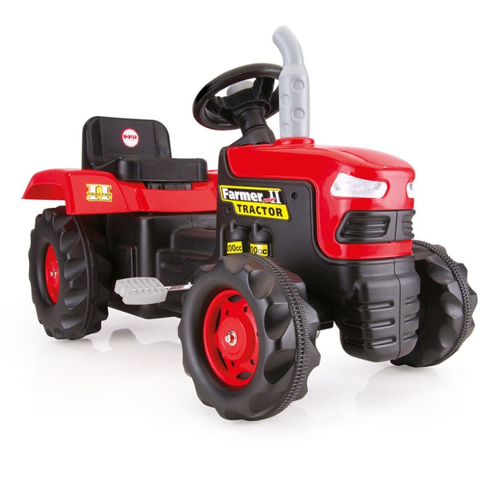 DOLU Pedal Tractor Ride On Toy, Durable Outdoor Car for Kids Ages 3 and Up, Red