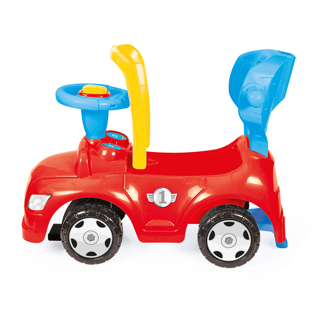 DOLU 4-in-1 Step Car with Parental Handle, for Toddlers 12 Months Old and Up