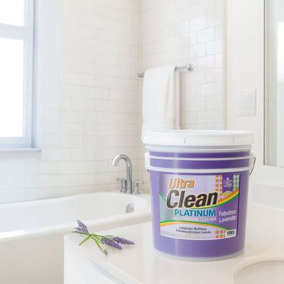 Ultra Clean Platinum Multipurpose Cleaner, Non-Abrasive, Lavender, 5 Gallons - VMInnovations