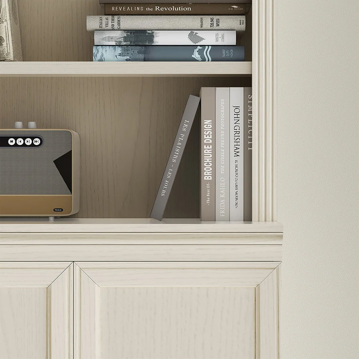 VAUXHILL & CO. Halston Multi-Depth Bookcase, Adjustable Shelving Unit (Open Box)