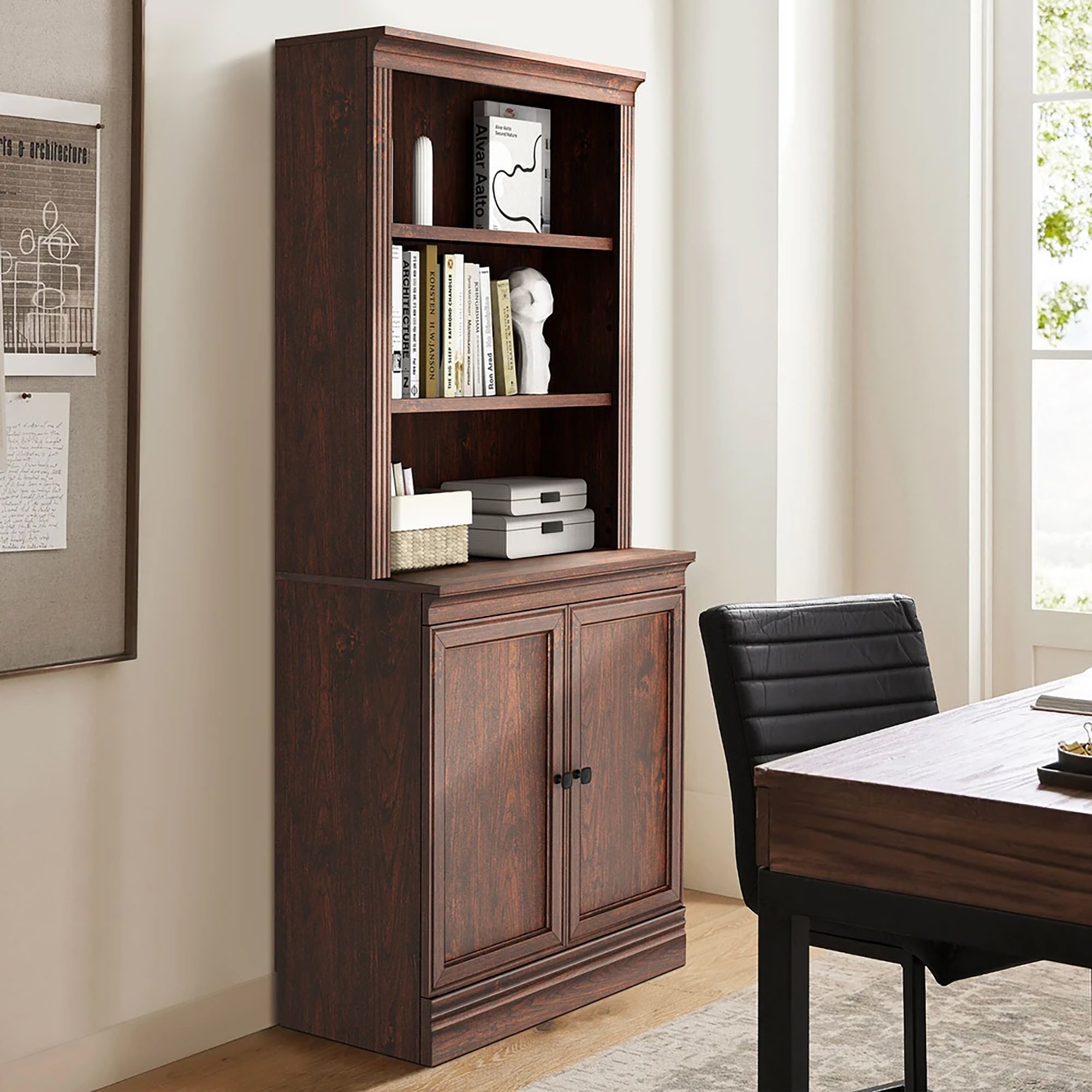 VAUXHILL & CO. Halston Multi-Depth Bookcase Adjustable Shelf Unit (For Parts)