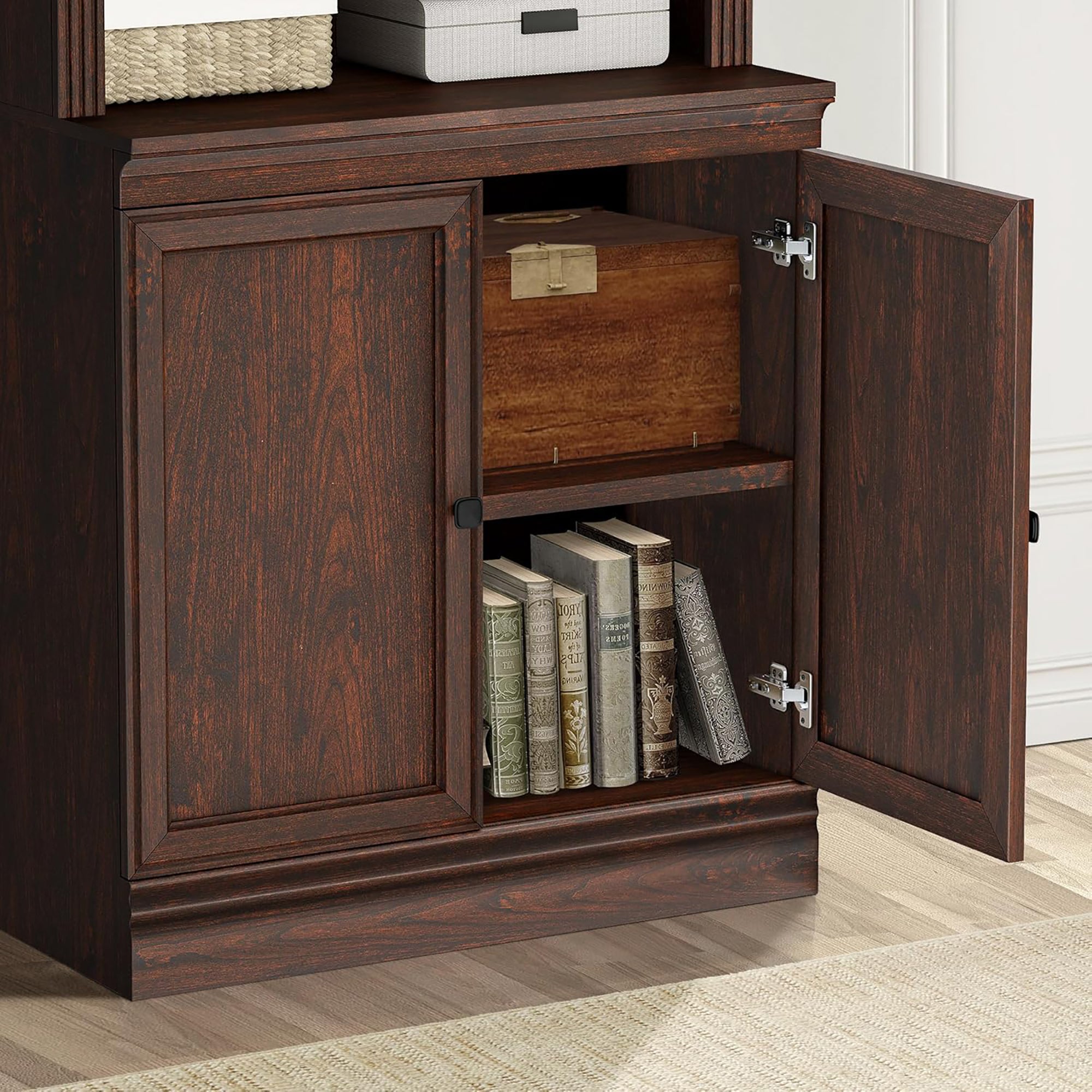 VAUXHILL & CO. Halston Multi-Depth Bookcase Adjustable Shelf Unit (For Parts)