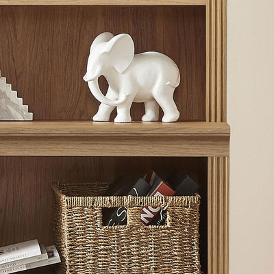 VAUXHILL & CO. Halston Multi-Depth Bookcase, Adjustable Shelving Unit (Open Box)