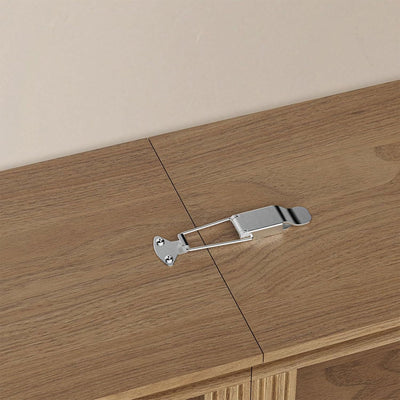 VAUXHILL & CO. Halston Standard Bookcase, Doors, Shelving Unit, Oak (Open Box) - VMInnovations