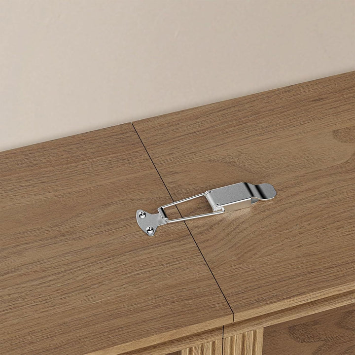 VAUXHILL & CO. Halston Standard Bookcase, Doors, Adjustable Shelving Unit, Oak