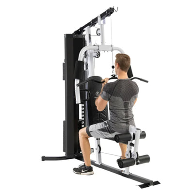 Marcy 150 lb Stack Home Gym, Full Body Strength Training Workout Machine, Black - VMInnovations