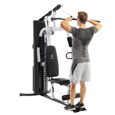 Marcy 150 lb Stack Home Gym, Full Body Strength Training Workout Machine, Black - VMInnovations