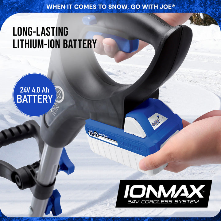 Snow Joe 24V Cordless Snow Shovel Kit for Driveway Winter Snow Removal(Open Box)