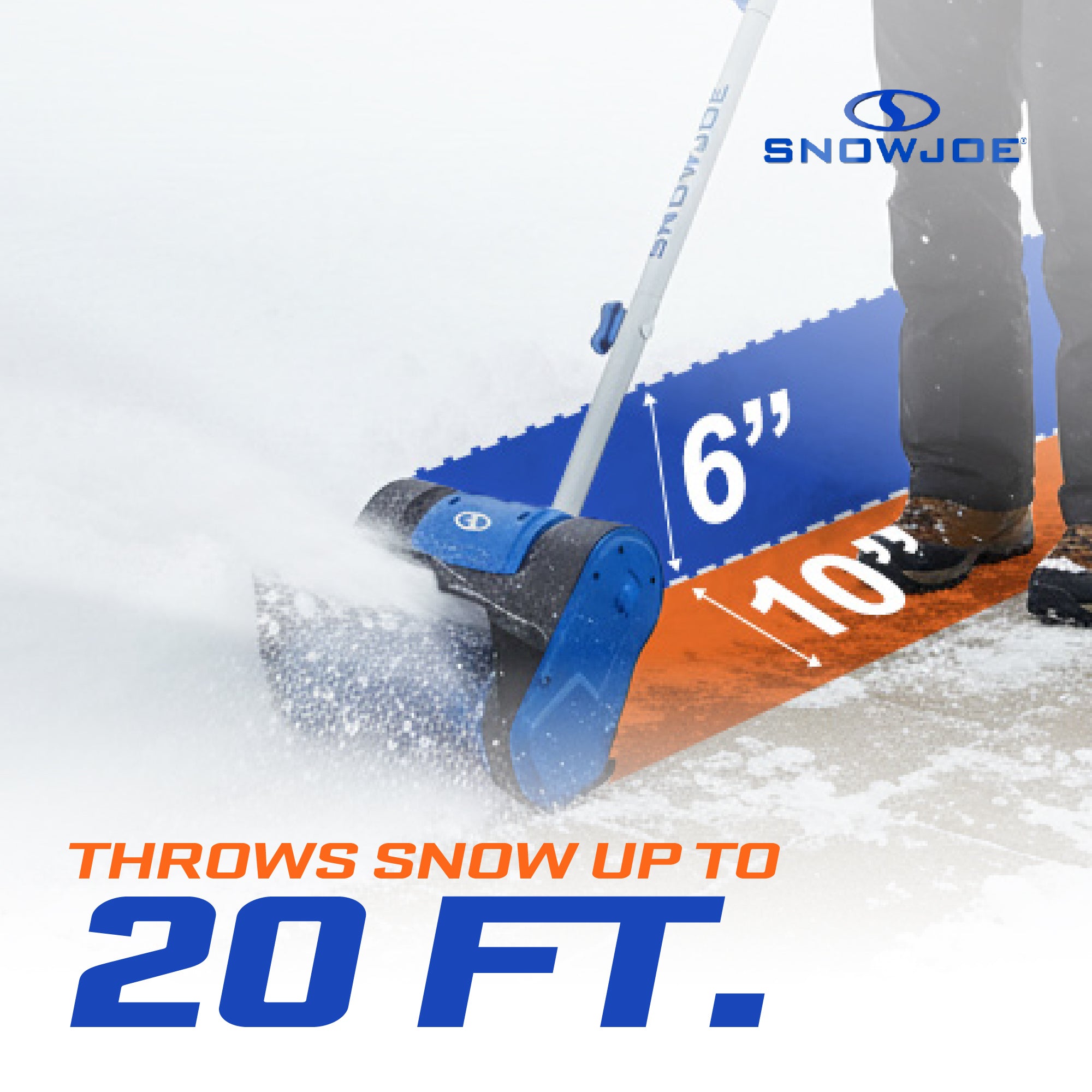 Snow Joe 24V Cordless Snow Shovel Kit for Driveway Winter Snow Removal(Open Box)