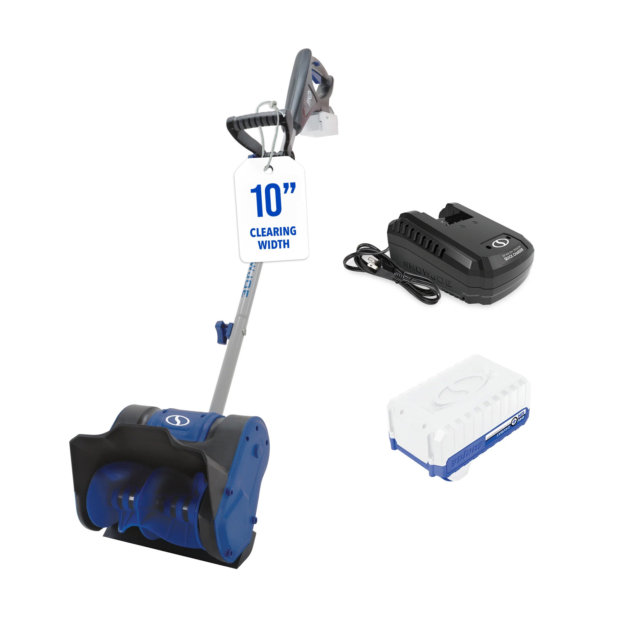 Snow Joe 24V Cordless Snow Shovel Kit for Driveway Winter Snow Removal(Open Box)