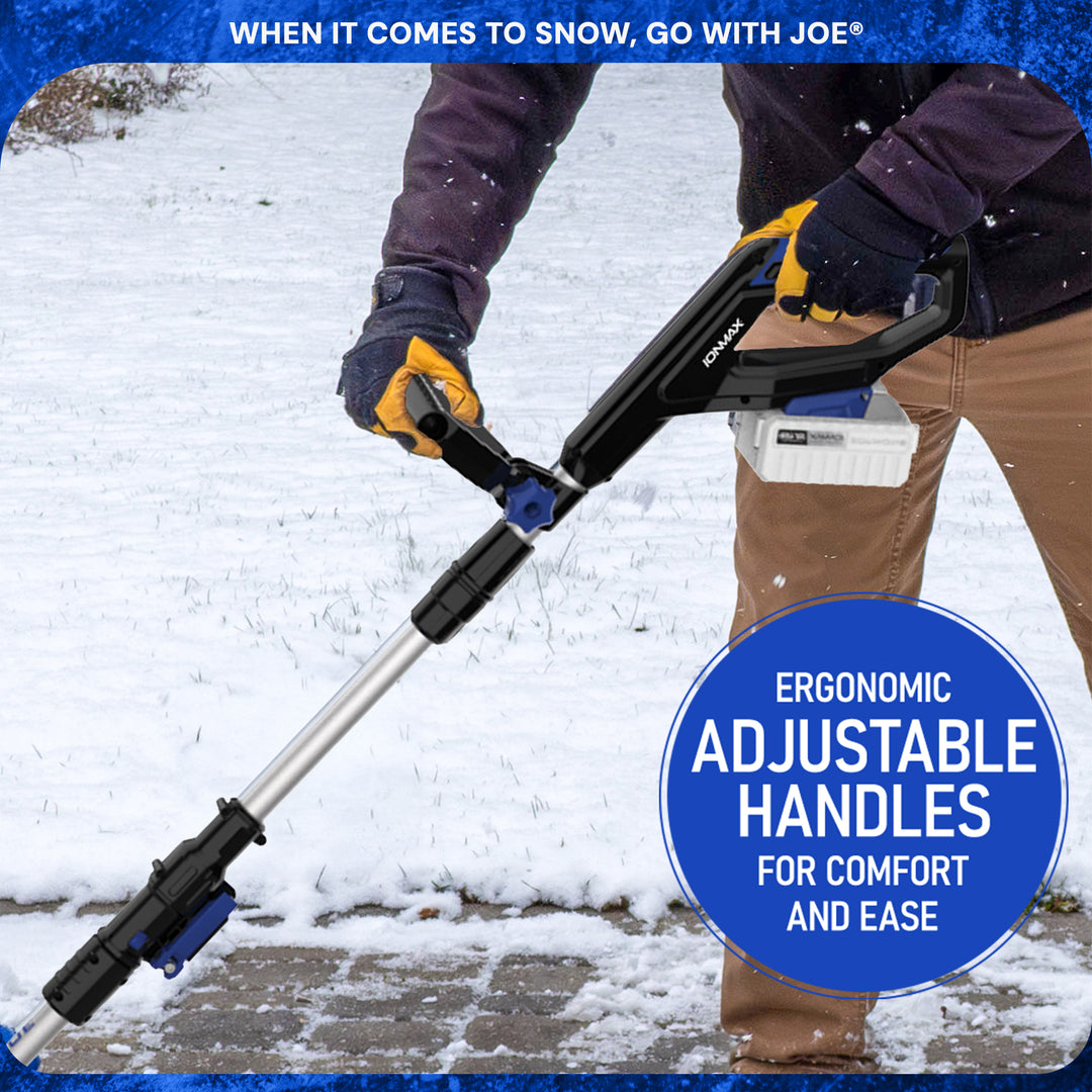Snow Joe Cordless Snow Shovel Kit for Car Driveway Snow Removal, 24V-SS10-XR