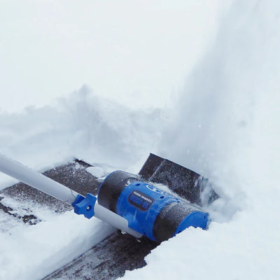 Snow Joe Calcium Chloride Ice Melt Blend Snow Removal & Snow Joe Cordless Shovel