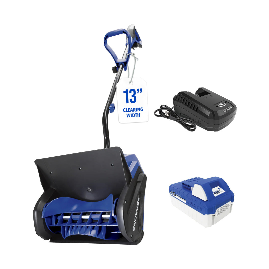 Snow Joe 24V Cordless Snow Shovel Kit for Driveway Winter Snow Removal, 24V-SS13 - VMInnovations