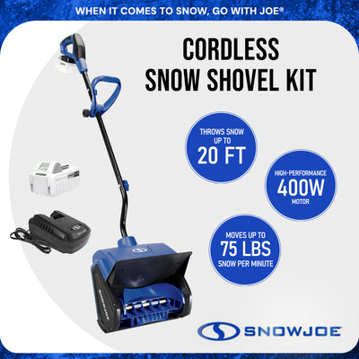 Snow Joe Cordless Snow Shovel Kit for Car Driveway Snow Removal (Used) - VMInnovations