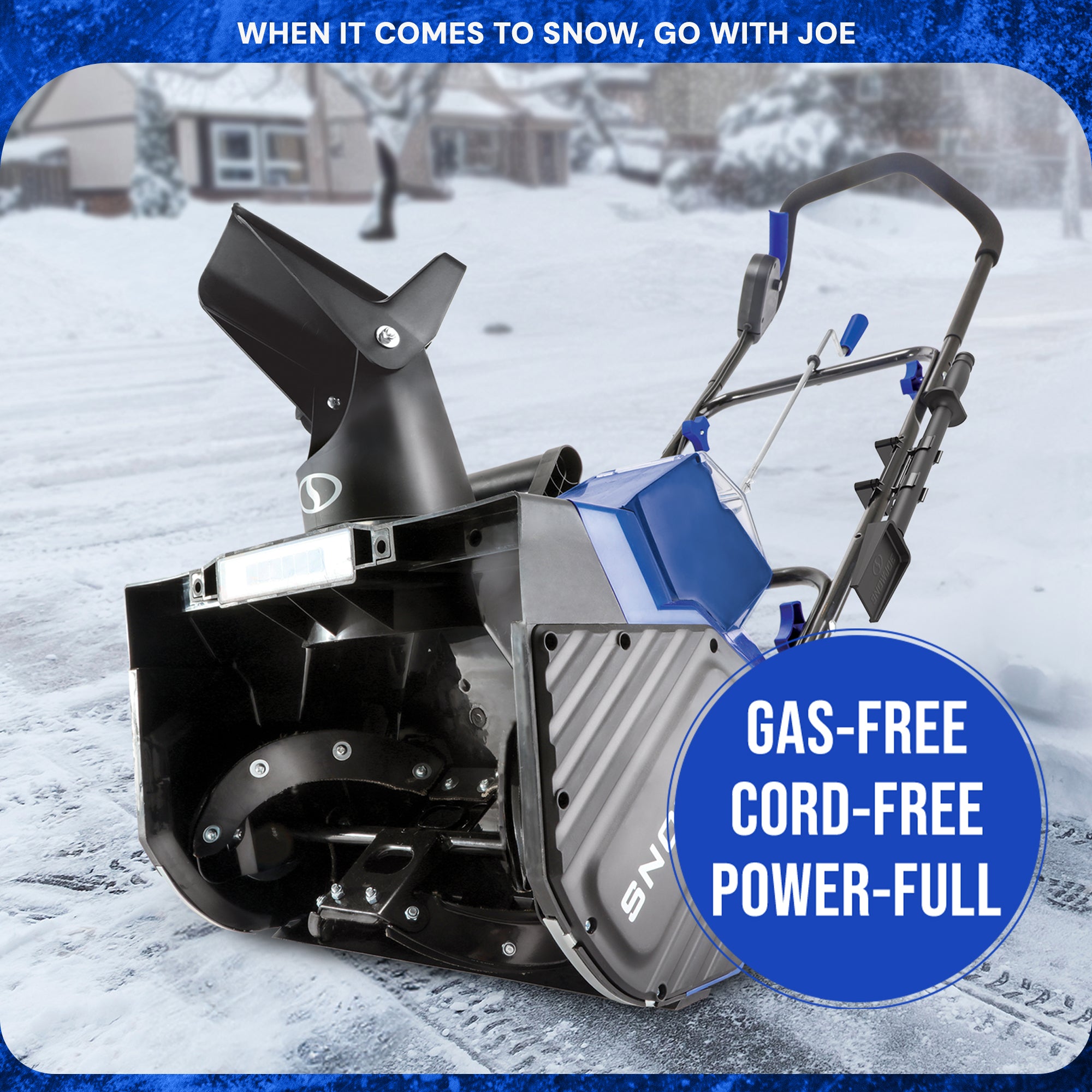 Snow Joe 24V Cordless Snow Blower with Electric Engine Type, 24V-X2-SB18 (Used) - VMInnovations