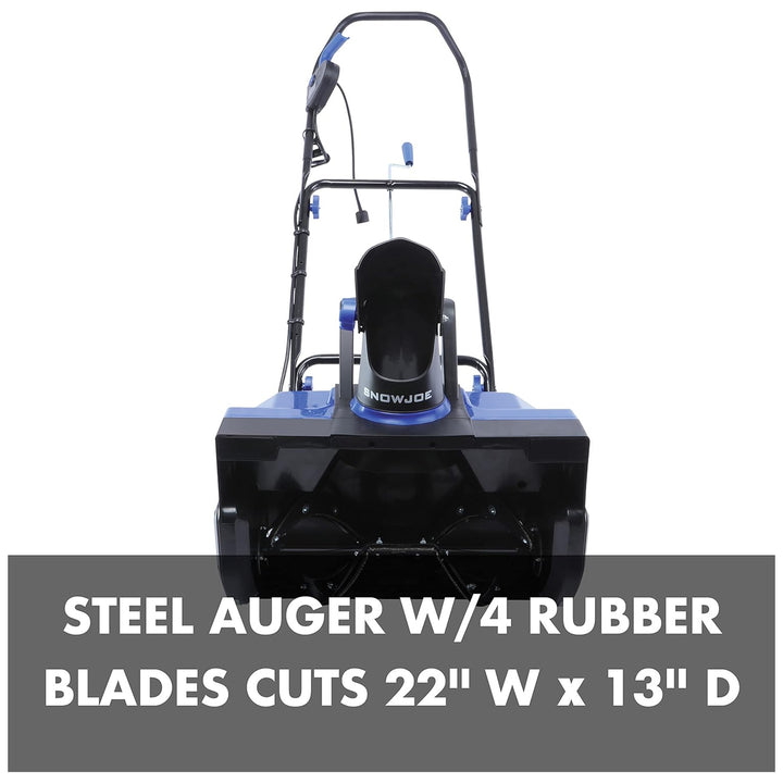 Snow Joe Electric Snow Blower, 22-Inch 14.5-Amp Single Stage, LED Light, SJ626E - VMInnovations