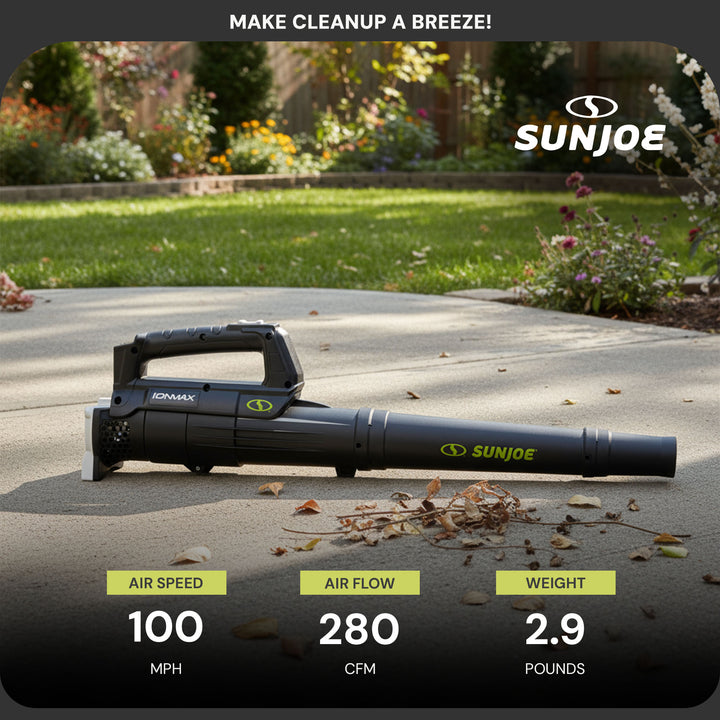 Sun Joe 24V Jet Leaf Blower Cordless Compact Turbine , 24V-TB-CT (Used)