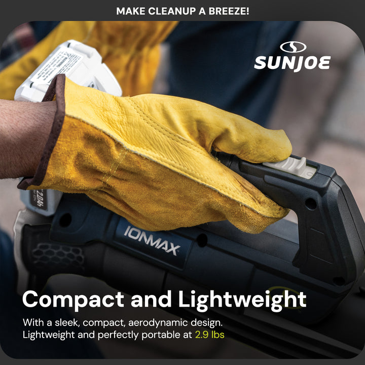 Sun Joe 24V Jet Leaf Blower Cordless Compact Turbine (Tool Only), 24V-TB-CT